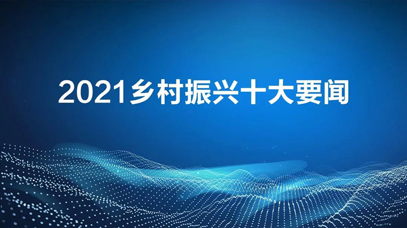 回顾 | 2021年度乡村振兴的10个要闻